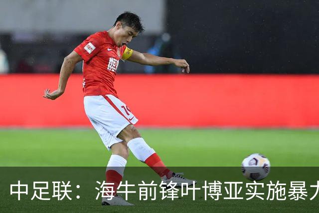 中足联：海牛前锋叶博亚实施暴力行为 停赛4场罚款4万